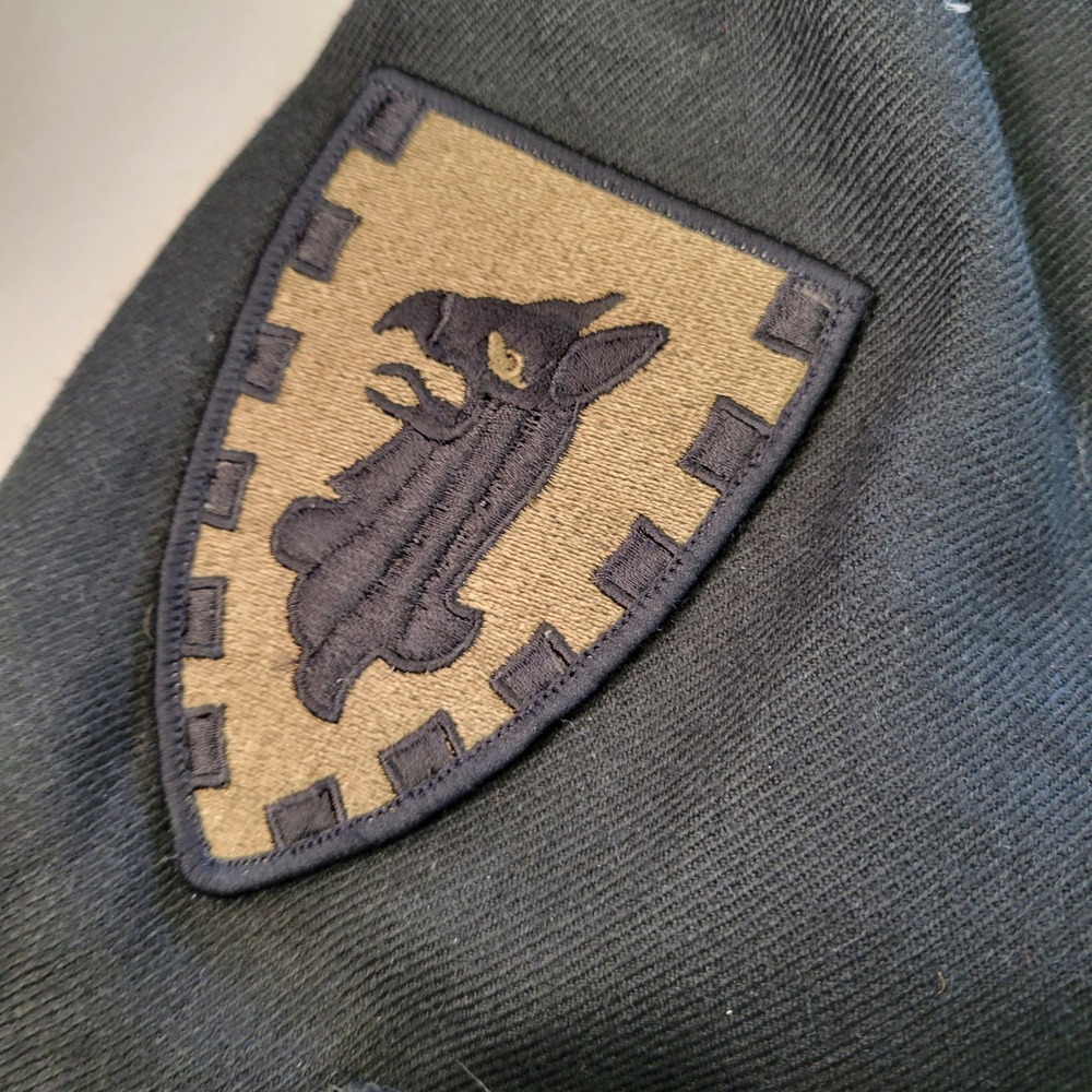 Edward Dada Military Style Jacket Dragon Lining Blazer Coat Large L - Picture 12 of 14